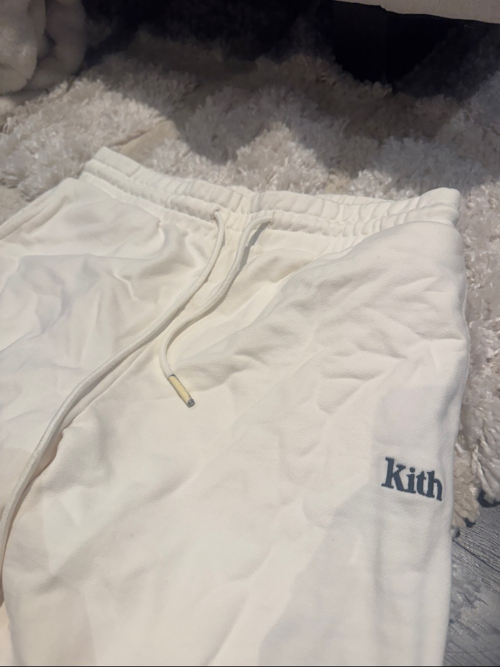 KITH Cream Drawstring Jogger Pants